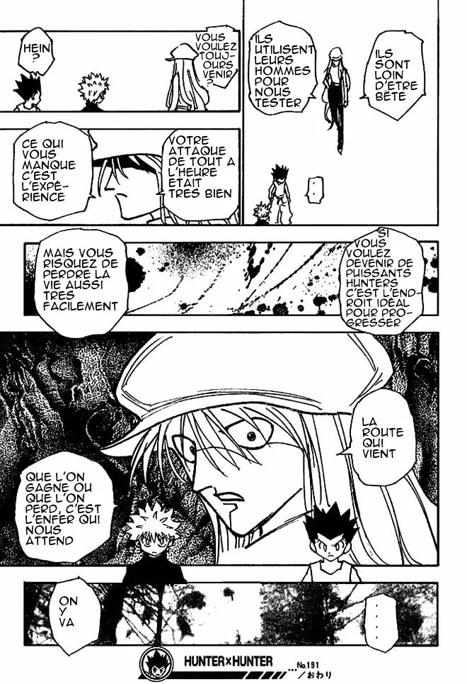 Hunter X Hunter Chapitre 191 page 15