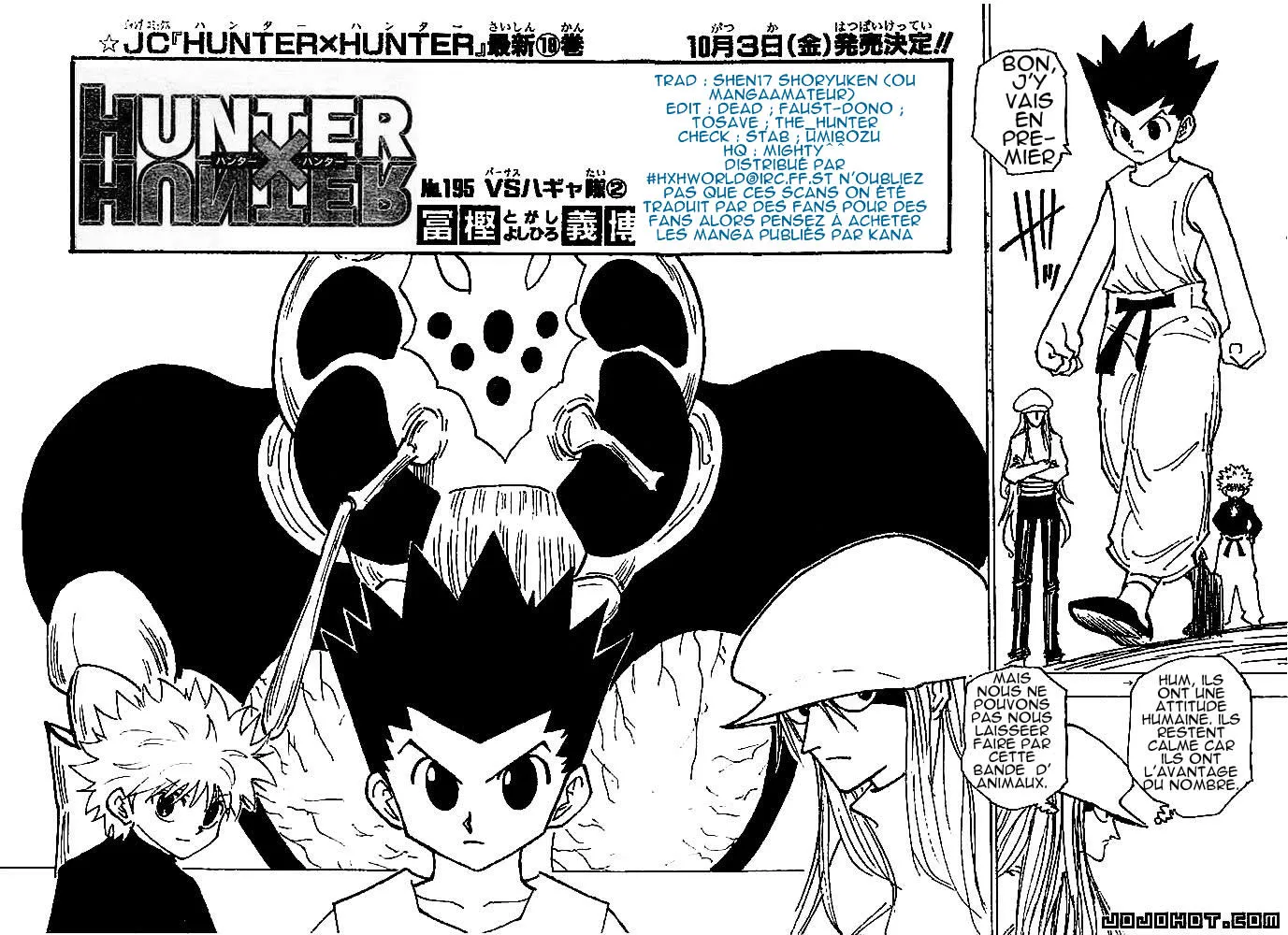 Hunter X Hunter Chapitre 195 page 2