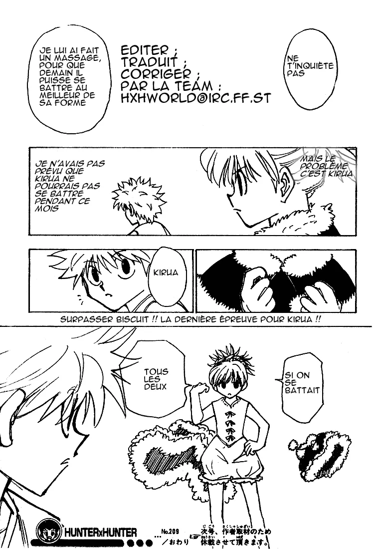Hunter X Hunter Chapitre 209 page 13