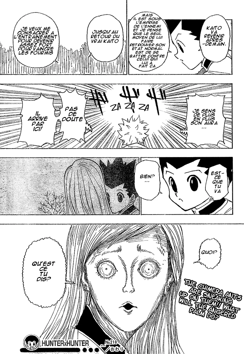 Hunter X Hunter Chapitre 218 page 15