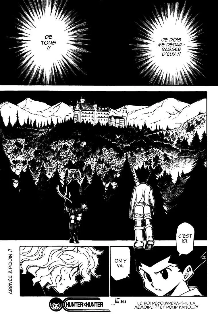 Hunter X Hunter Chapitre 303 page 18