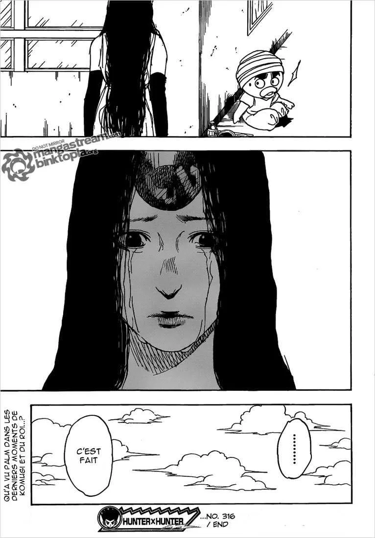 Hunter X Hunter Chapitre 316 page 19