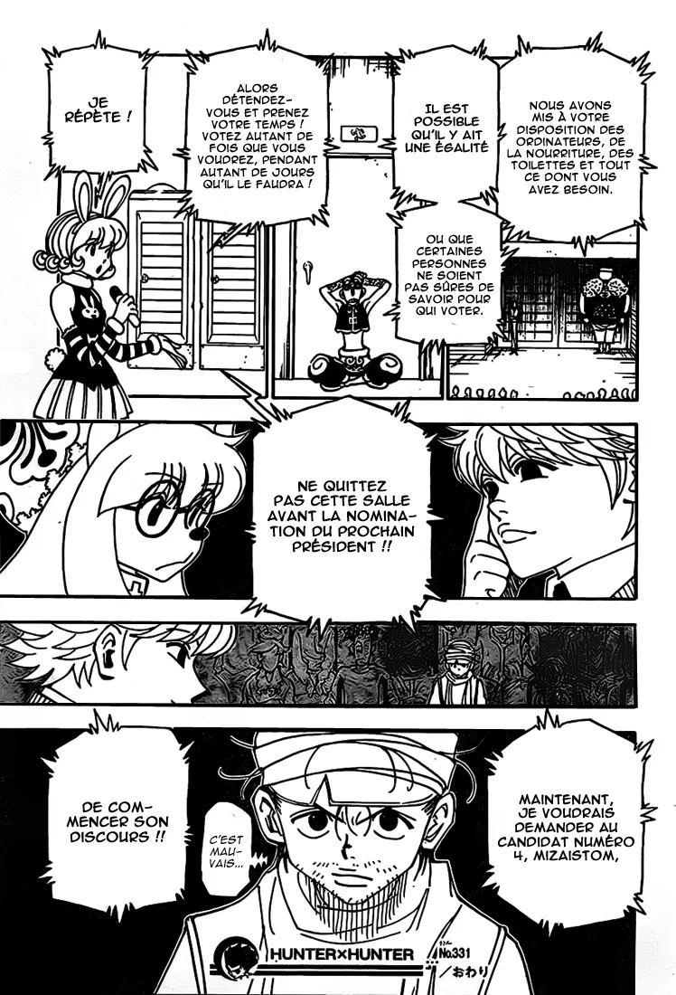 Hunter X Hunter Chapitre 331 page 17