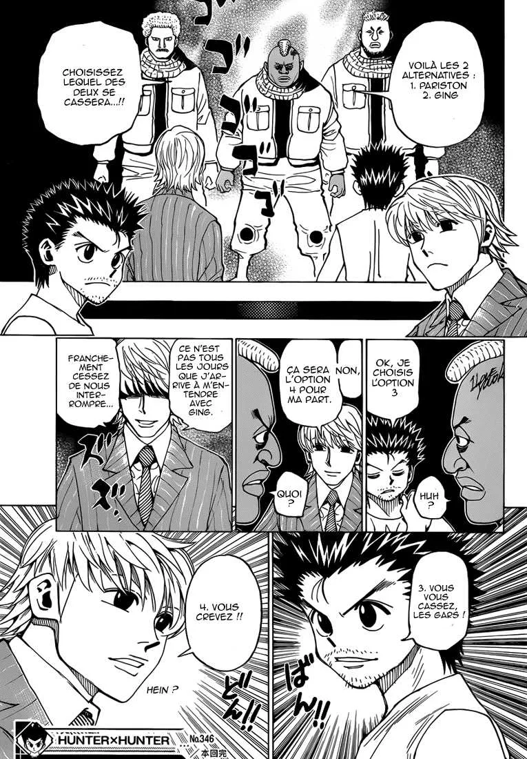 Hunter X Hunter Chapitre 346 page 18