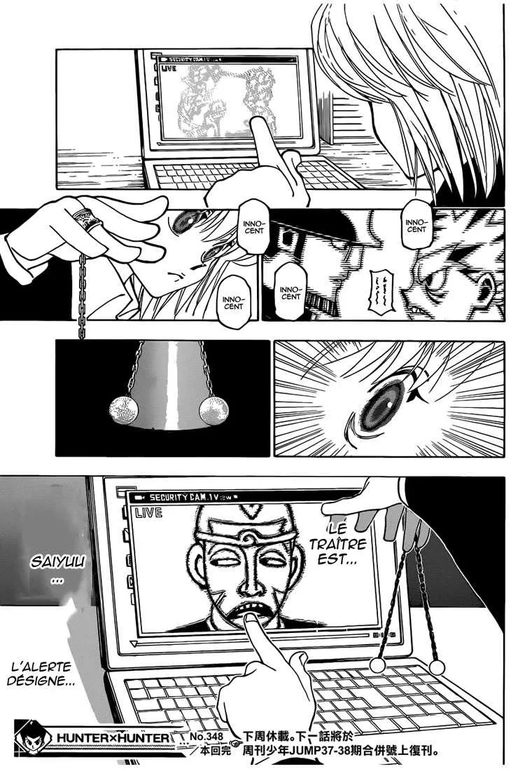 Hunter X Hunter Chapitre 348 page 19