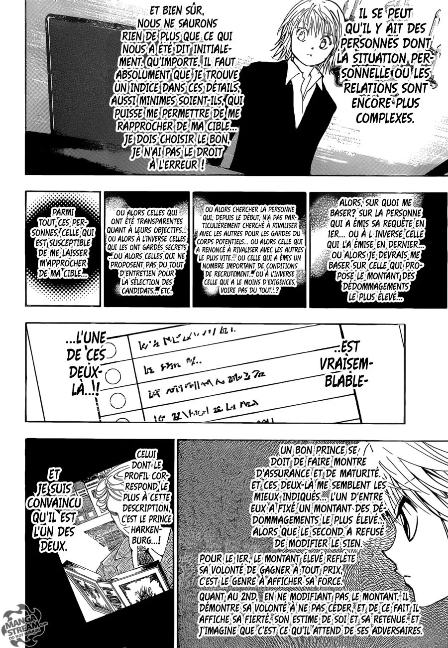 Hunter X Hunter Chapitre 350 page 6