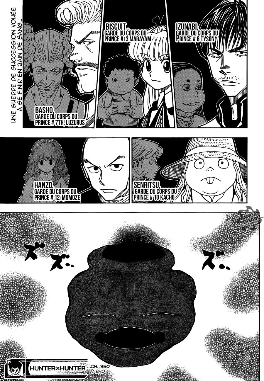 Hunter X Hunter Chapitre 350 page 19
