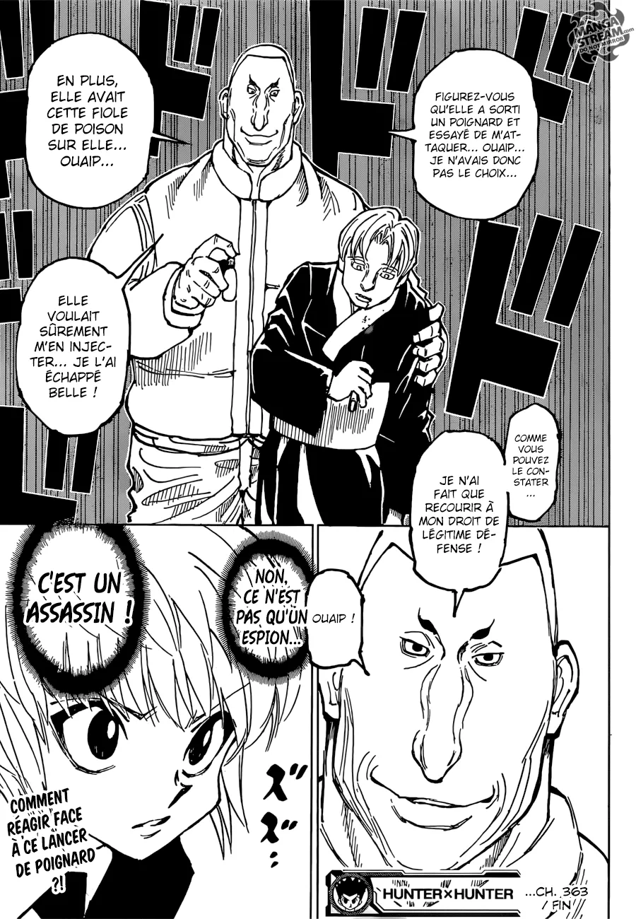 Hunter X Hunter Chapitre 363 page 18