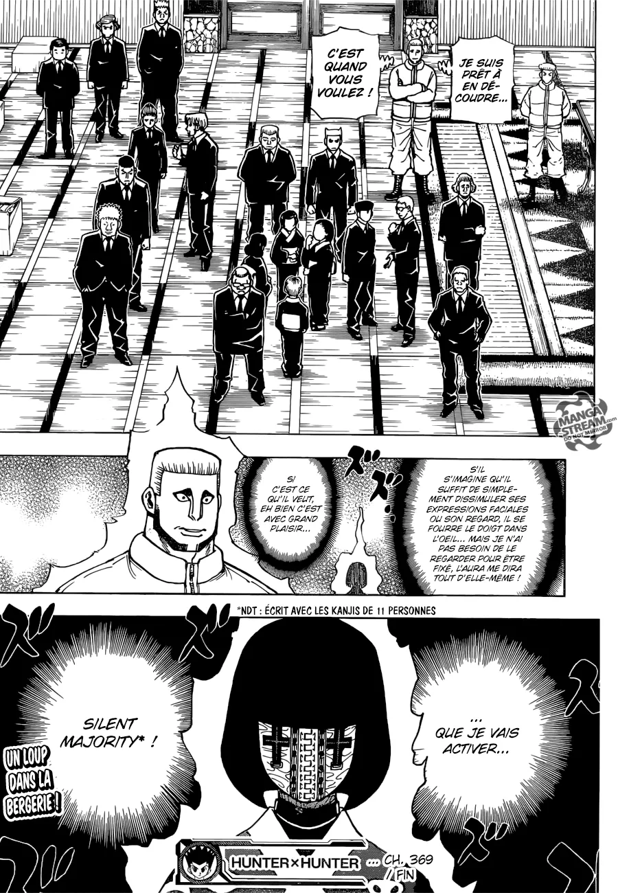Hunter X Hunter Chapitre 369 page 18