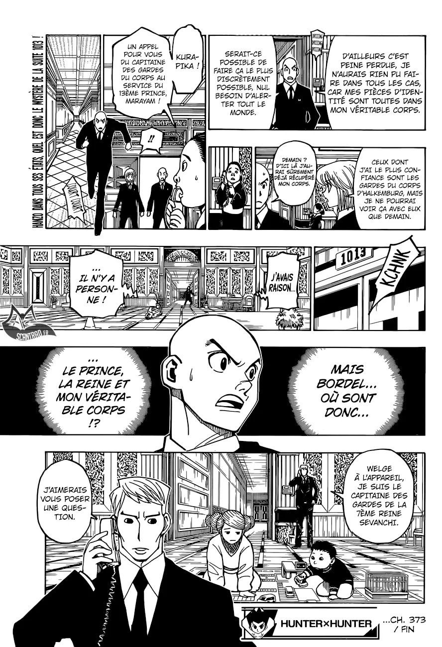 Hunter X Hunter Chapitre 373 page 19