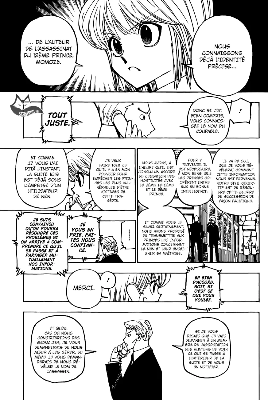 Hunter X Hunter Chapitre 374 page 3