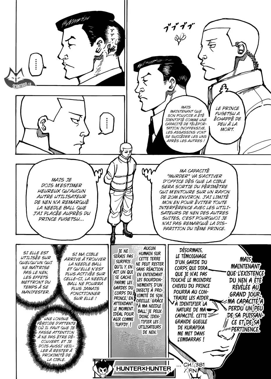 Hunter X Hunter Chapitre 381 page 18