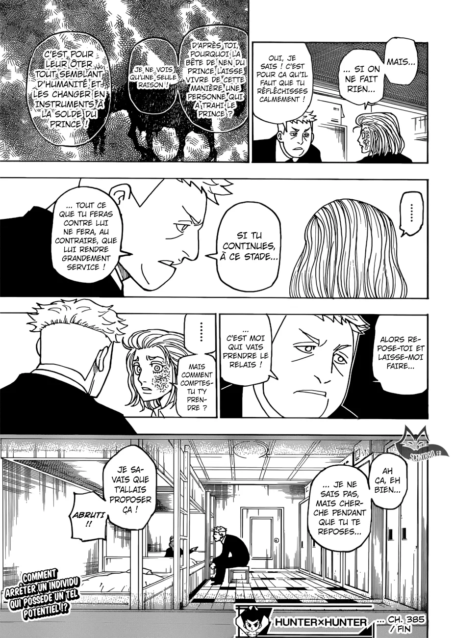 Hunter X Hunter Chapitre 385 page 19