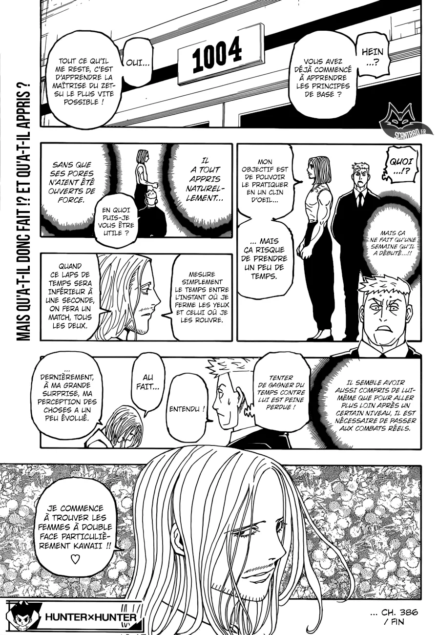 Hunter X Hunter Chapitre 386 page 19
